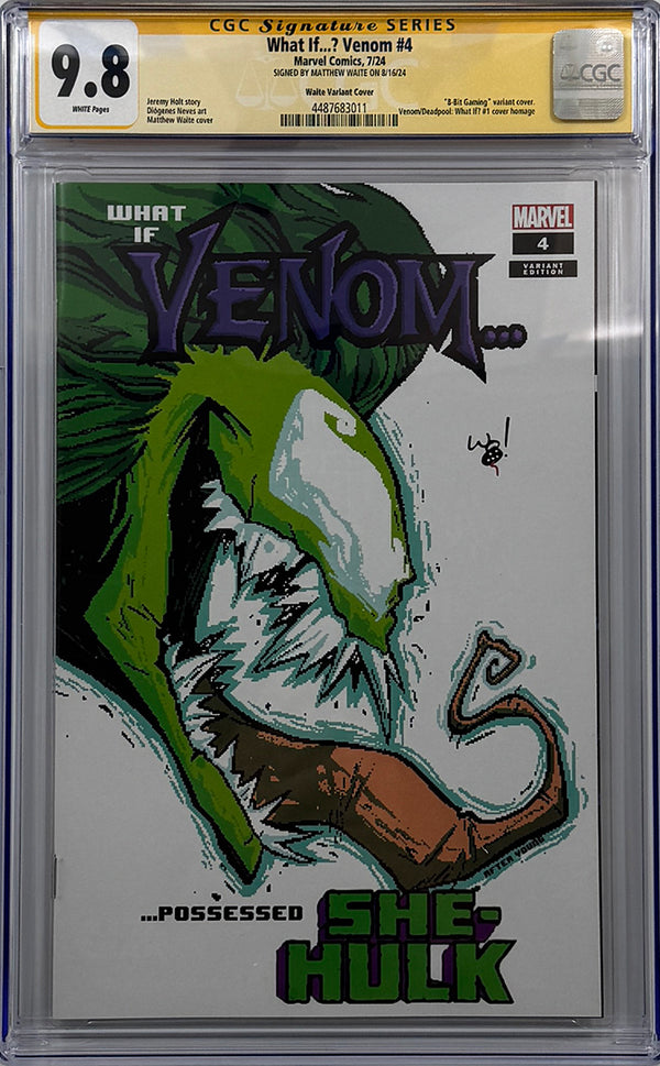 WHAT IF VENOM #4 | Matthew Waite Variant | CGC SS 9.8