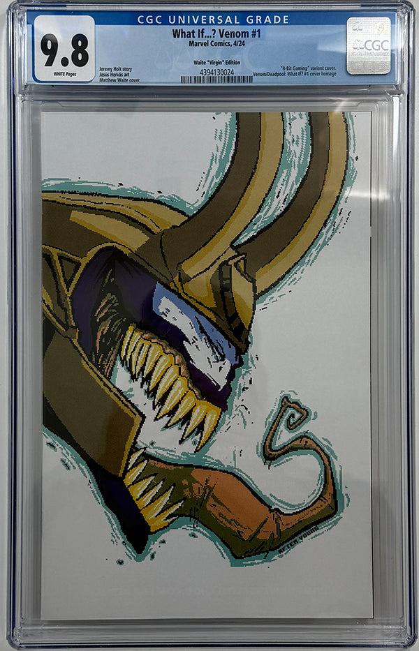 WHAT IF VENOM #1 | Matthew Waite Skottie Young Homage Virgin Variant CGC 9.8