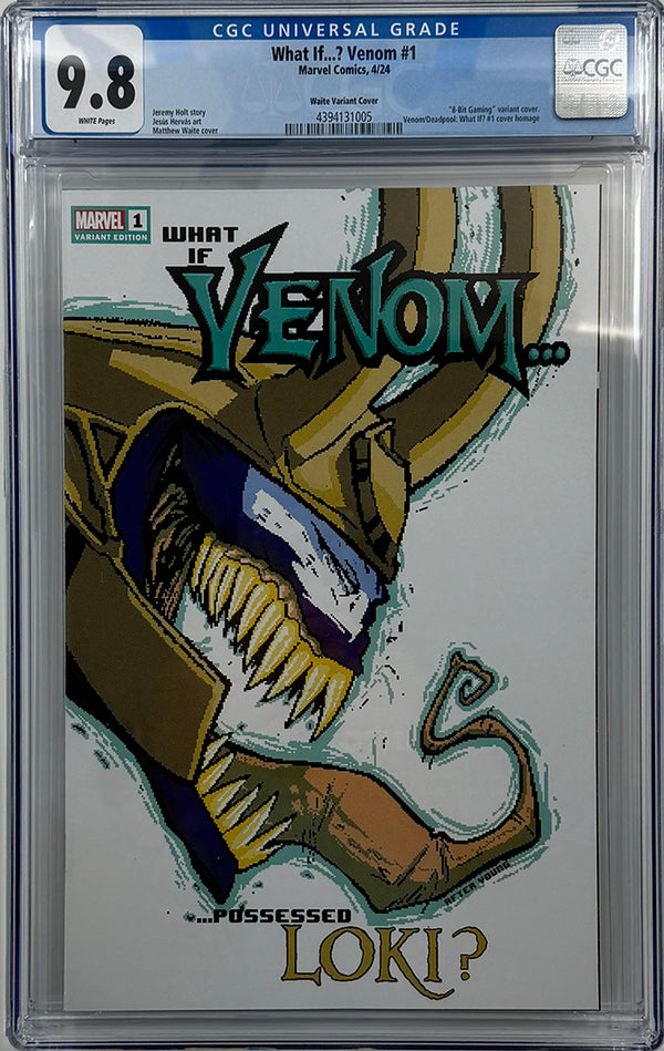 WHAT IF VENOM #1 | Matthew Waite Skottie Young Homage Trade Variant CGC 9.8