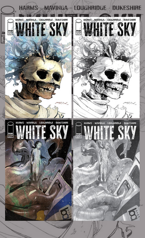White Sky #5 - Cover A, B, C, D - 4 Book Bundle