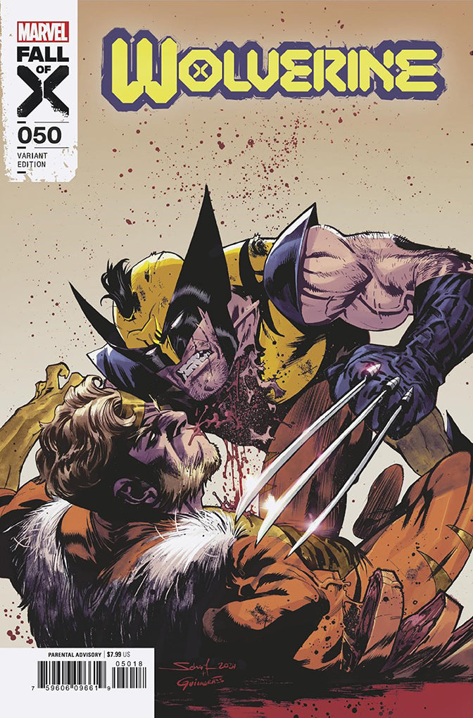 WOLVERINE #50 | JONAS SCHARF 1:25 RATIO VARIANT