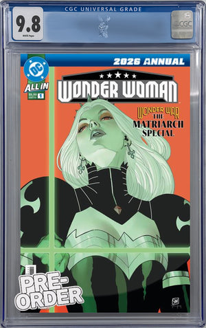 Wonder Woman 2026 Annual Wonder War The Matriarch Special #1 Cvr A Daniel Sampere | CGC 9.8 | Preorder