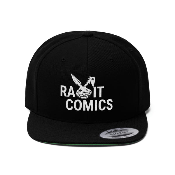 Rabbit Comics Logo Snap Back Hat