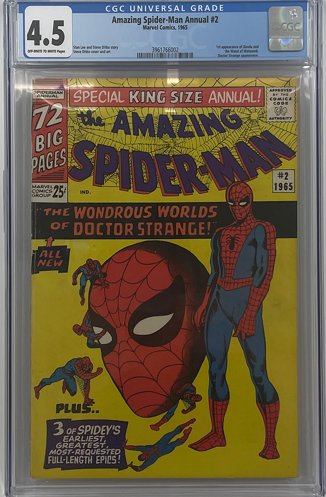 Amazing Spider-Man Annual #2 | 1st Appearance of Xandu | CGC 4.5