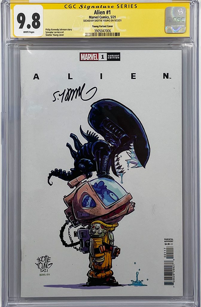 Alien #1 | Skottie Young Variant Cover | Signed by Skottie Young | CGC SS 9.8