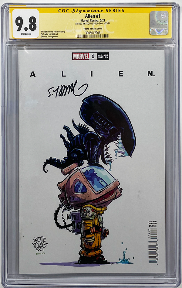 Alien #1 | Skottie Young Variant Cover | Signed by Skottie Young | CGC SS 9.8