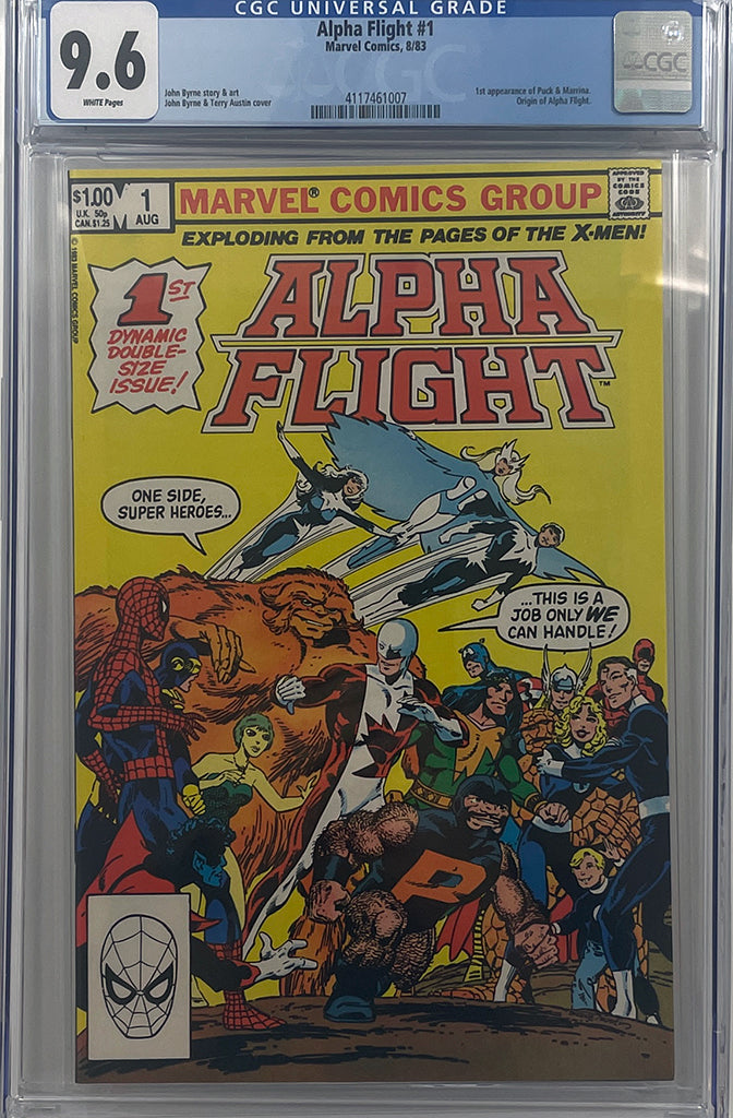Alpha Flight #1 | 1st Appearance of Puck & Marrina | CGC 9.6