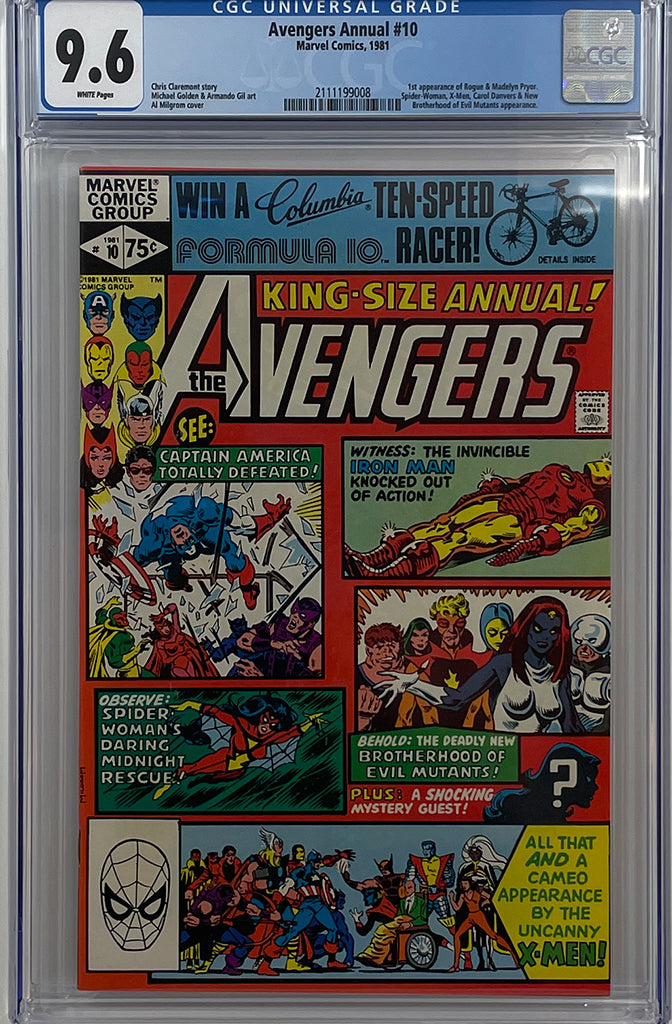 Avengers Annual #10 | 1st App of Rogue & Madelyn Pryor | CGC 9.6