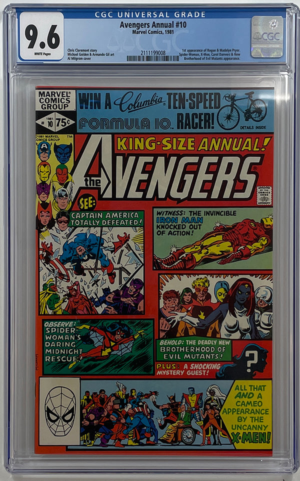 Avengers Annual #10 | 1st App of Rogue & Madelyn Pryor | CGC 9.6