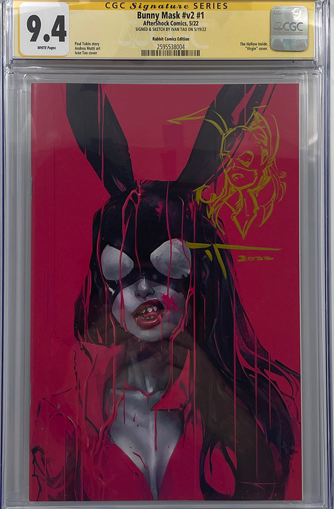 Bunny Mask: The Hollow Inside #1 | Ivan Tao Variant | CGC SS + Remark 9.4