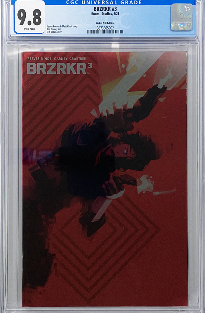 BRZRKR #3 | Cover D | Jeff Dekal Foil Variant | CGC 9.8