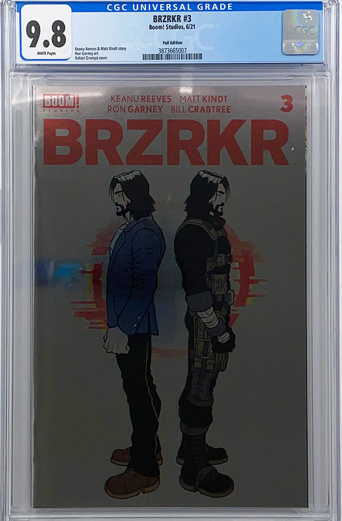 BRZRKR #3 | Rafael Grampa Foil Cover | CGC 9.8