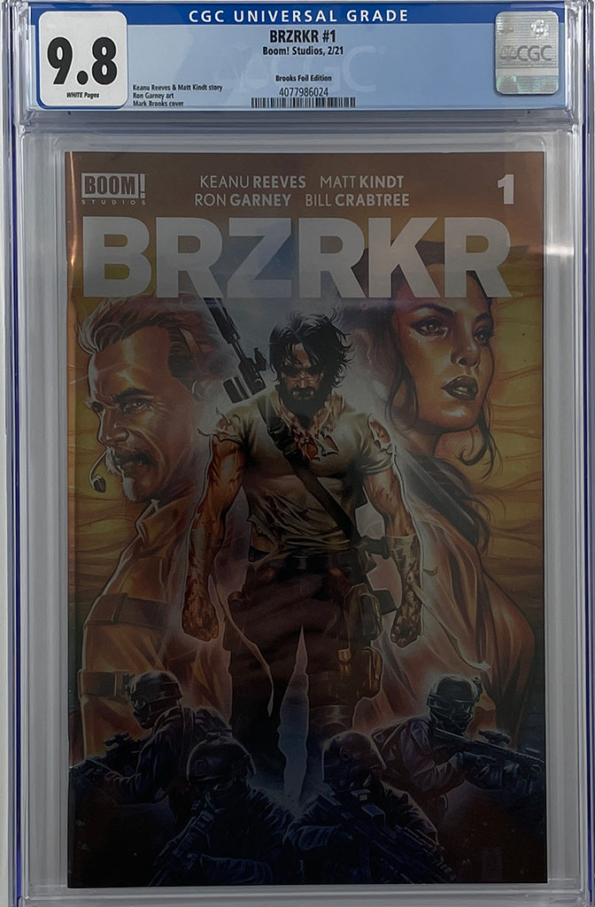 BRZRKR #1 | Mark Brooks Foil Variant | CGC 9.8
