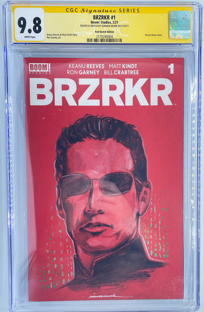 BRZRKR #1 | 1:10 Red Blank | Original Sketch by Gorkem Demir | Neo | CGC 9.8