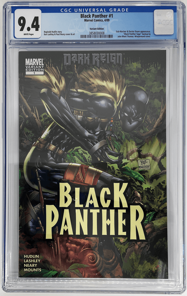 Black Panther #1 | Ken Lashley Variant Cover | CGC 9.4