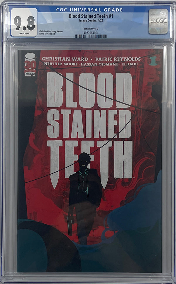BLOOD-STAINED TEETH #1 | 1:100 Incentive Variant | CGC 9.8