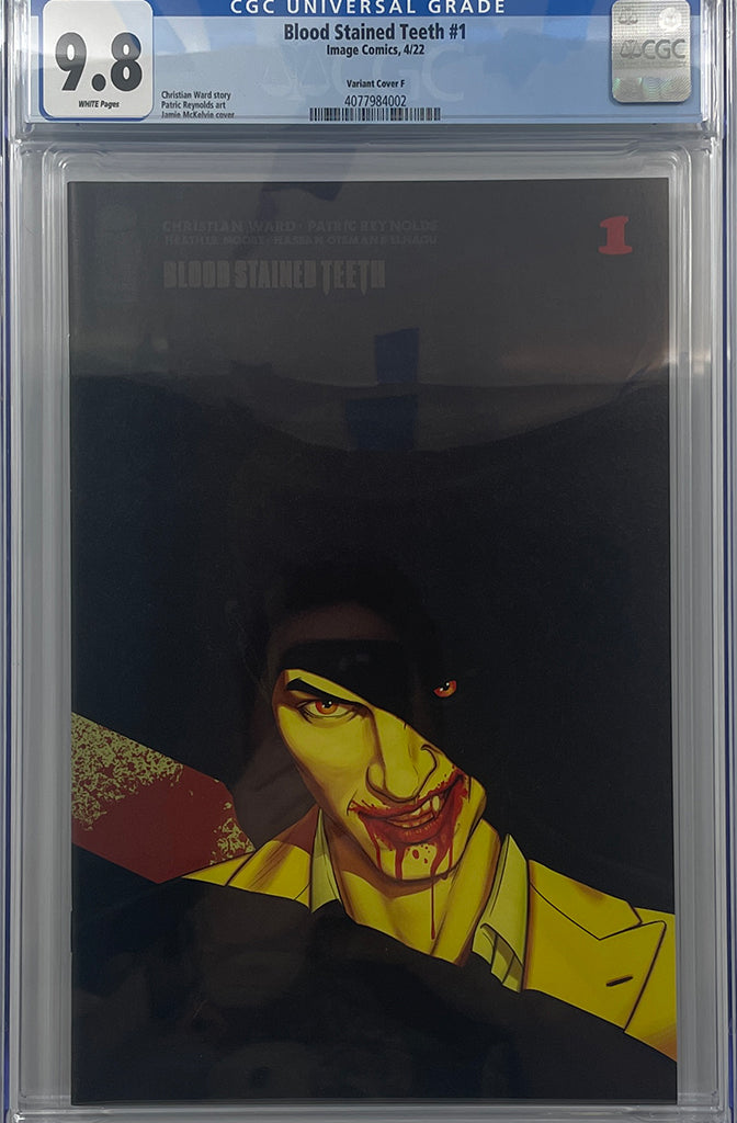 BLOOD-STAINED TEETH #1 | 1:50 Incentive Variant | CGC 9.8