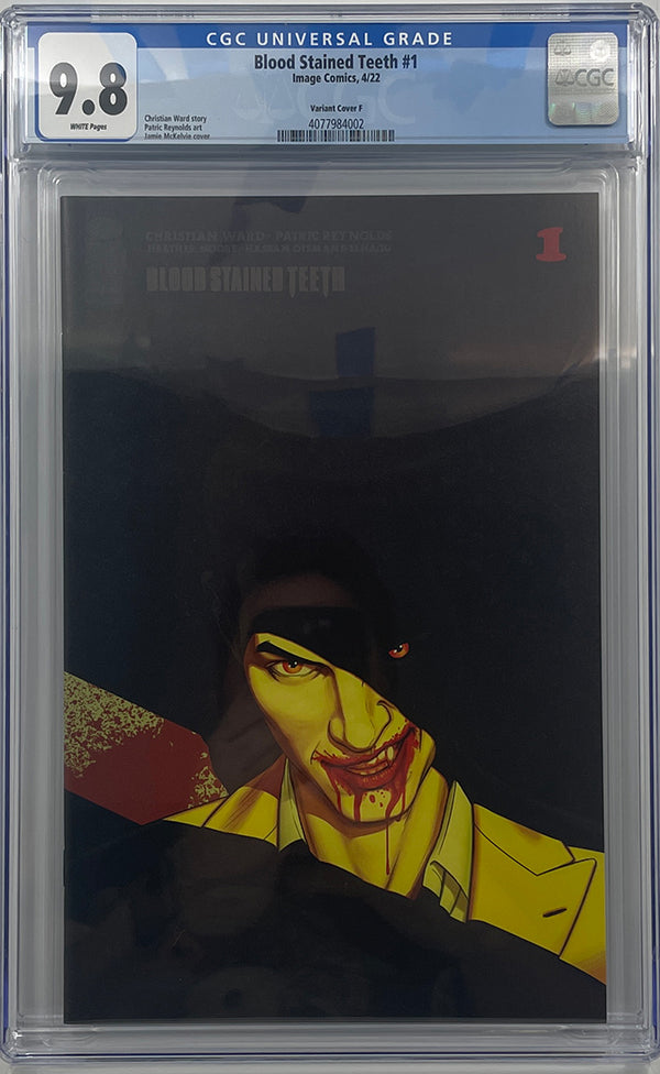 BLOOD-STAINED TEETH #1 | 1:50 Incentive Variant | CGC 9.8