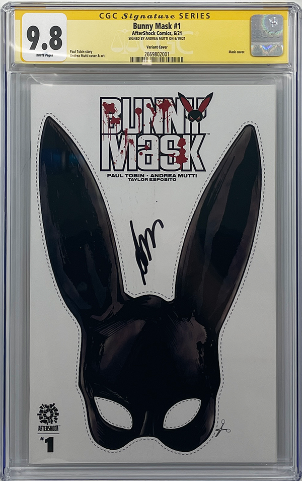 Bunny Mask #1 | Cover B | Mutti Bunny Mask Variant | CGC SS 9.8