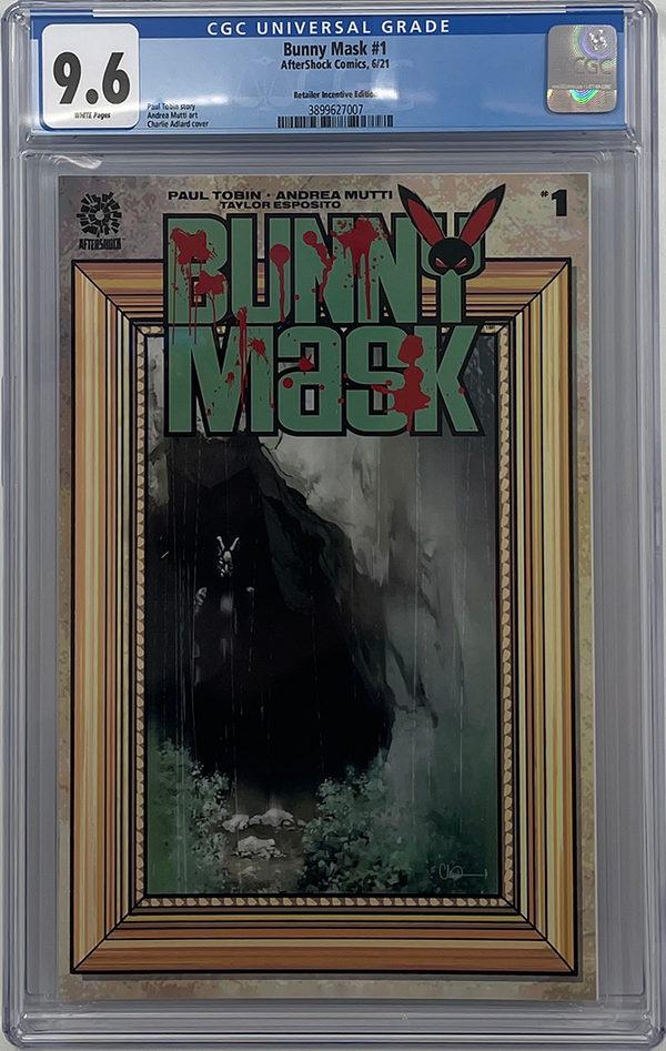 Bunny Mask #1 | 1:15 Ratio Charlie Adlard Variant | CGC 9.6