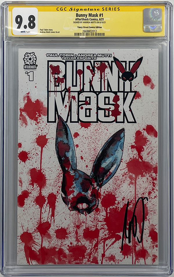 Bunny Mask #1 | Andrea Mutti Exclusive Variant | CGC SS 9.8