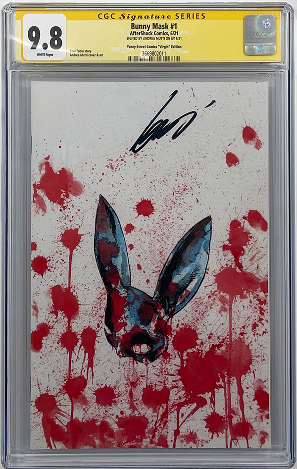 Bunny Mask #1 | Andrea Mutti Exclusive Virgin Variant | CGC SS 9.8