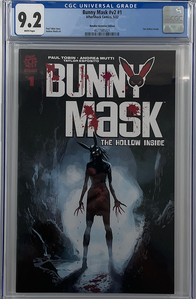 BUNNY MASK HOLLOW INSIDE #1 | 1:15 Incentive Ratio Variant | CGC 9.2