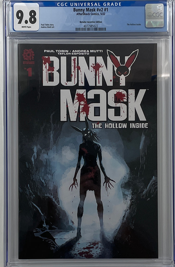 BUNNY MASK HOLLOW INSIDE #1 | 1:15 Incentive Ratio Variant | CGC 9.8