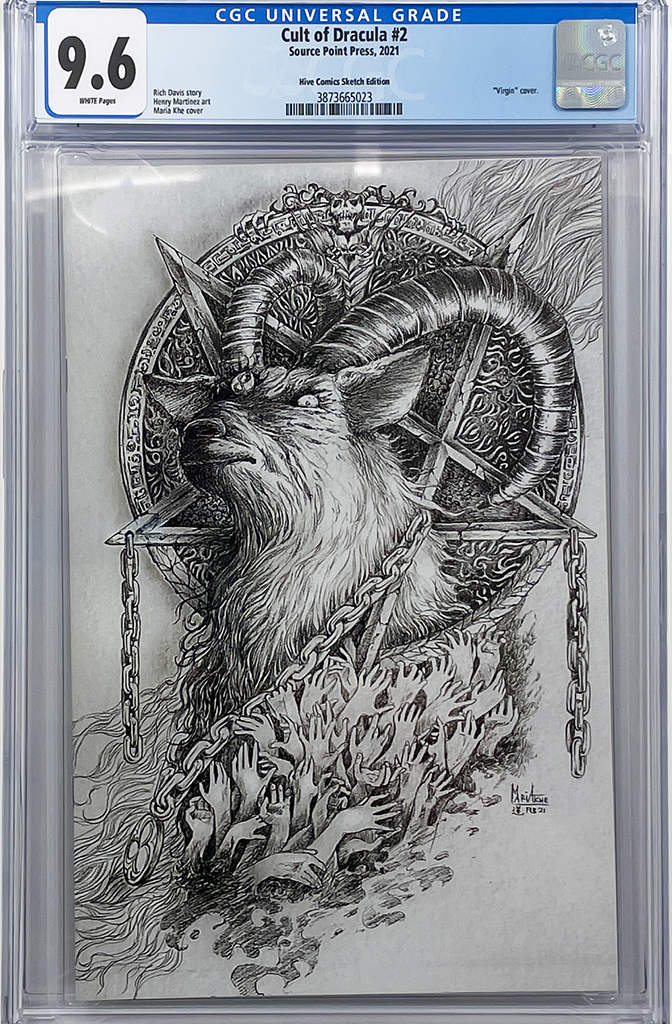 Cult of Dracula #2 | Maria Khe Sketch Variant | CGC 9.6