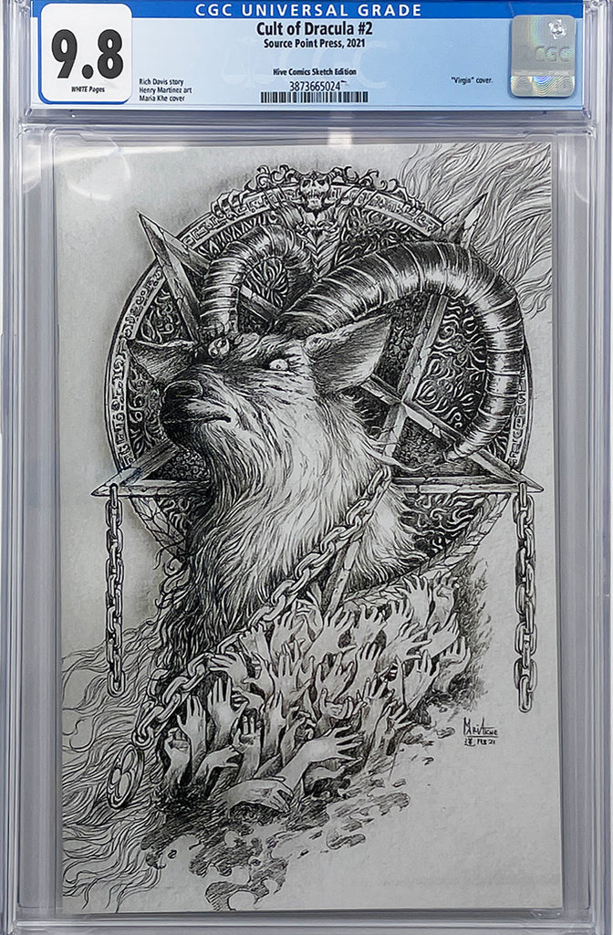 Cult of Dracula #2 | Maria Khe Sketch Variant | CGC 9.8