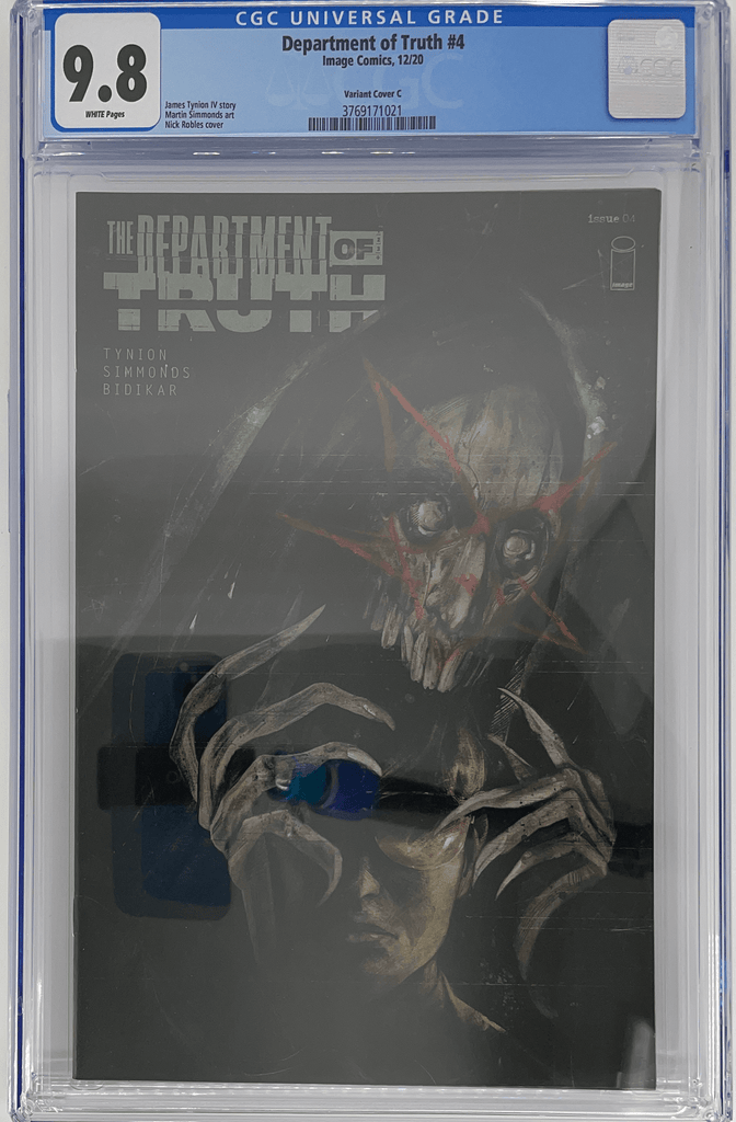 Department of Truth #4 | 1:10 Ratio Variant Cover | CGC 9.8