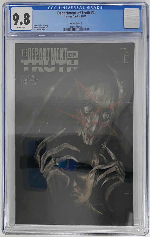 Department of Truth #4 | 1:10 Ratio Variant Cover | CGC 9.8