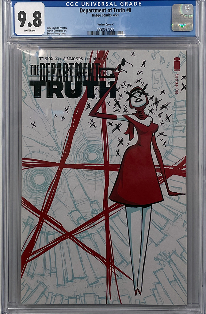Department of Truth #8 | Skottie Young Variant Cover | CGC  9.8