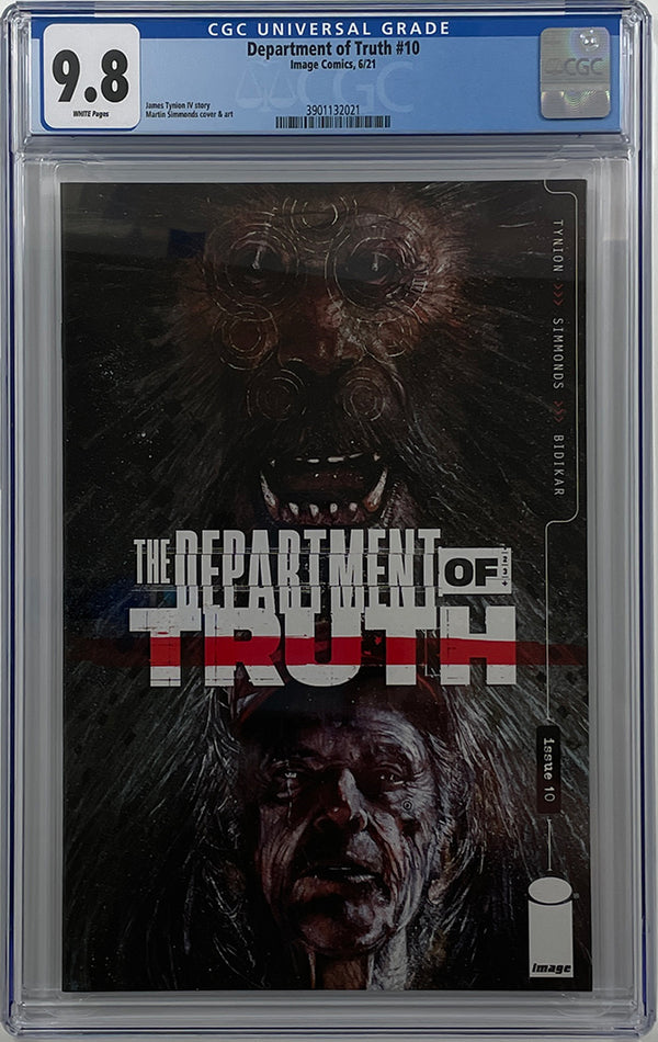 Department of Truth #10 | Simmonds Cover A | CGC 9.8