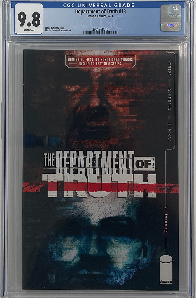 Department of Truth #13 | Cover A | Martin Simmonds | CGC 9.8