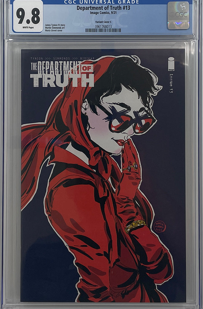 Department of Truth #13 | Cover C | Maria Llovet | CGC 9.8