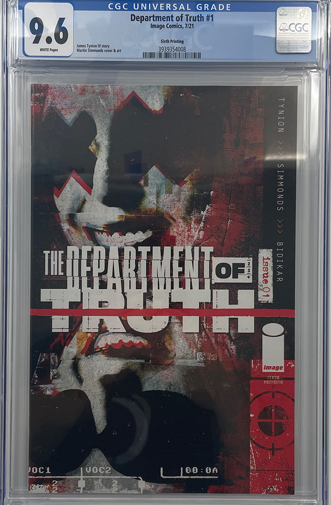 Department of Truth #1 | SIXTH Print | CGC 9.6