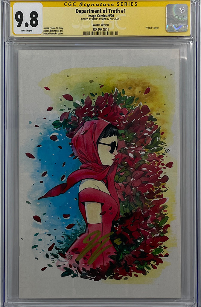 Department of Truth #1 | Momoko Virgin Variant | Signed by James Tynion | CGC SS 9.8