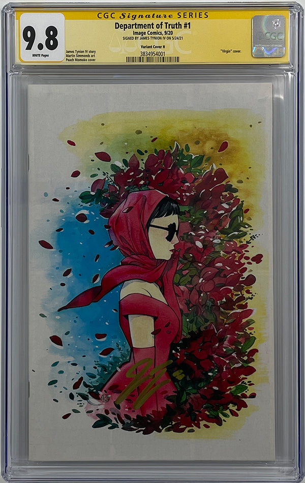 Department of Truth #1 | Momoko Virgin Variant | Signed by James Tynion | CGC SS 9.8