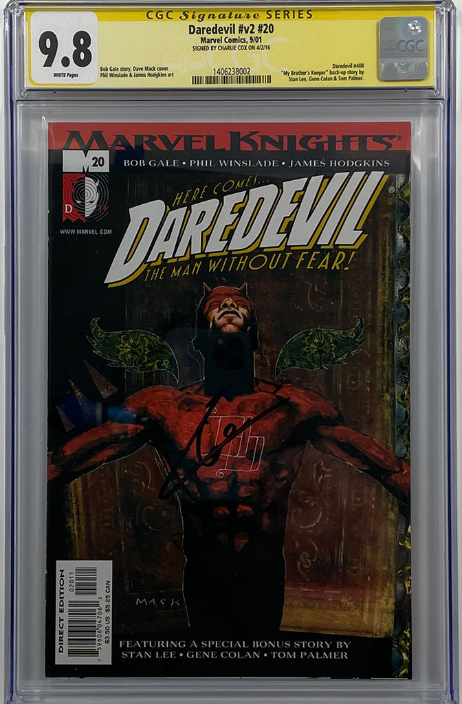 Daredevil V2 #20 | Signed by Charlie Cox | CGC SS 9.8
