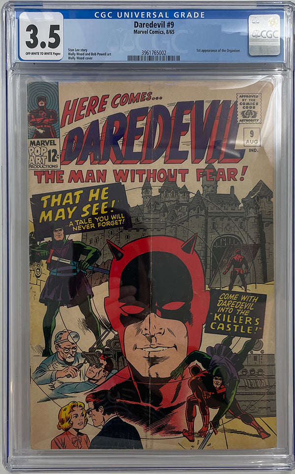Daredevil #9 (1965) | 1st app of Organizer | CGC 3.5