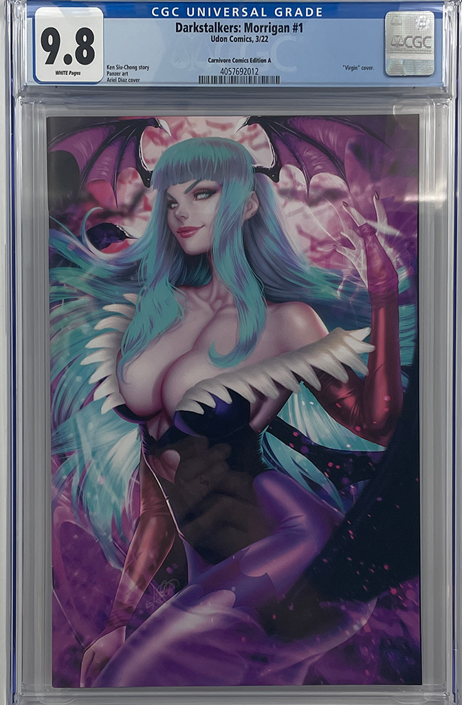 DARKSTALKERS: MORRIGAN #1 | ARIEL DIAZ | LTD 400 | CGC 9.8