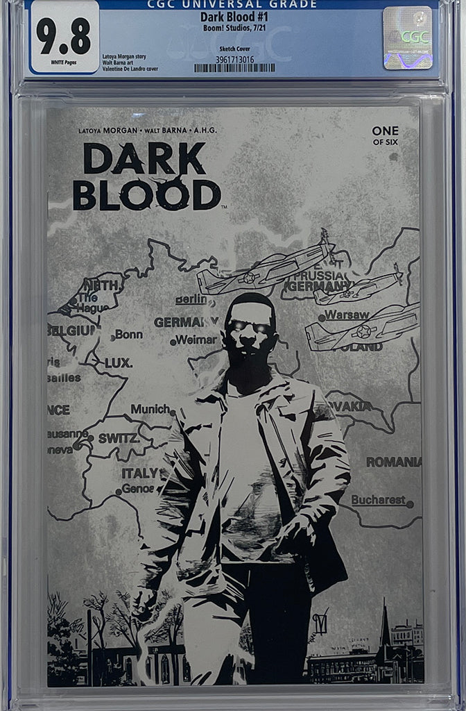 Dark Blood #1 | Sketch Cover Variant | CGC 9.8