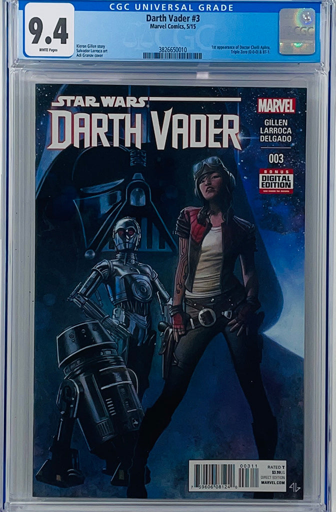 Darth Vader #3 | 1st App of Doctor Chelli Aphra | CGC 9.4