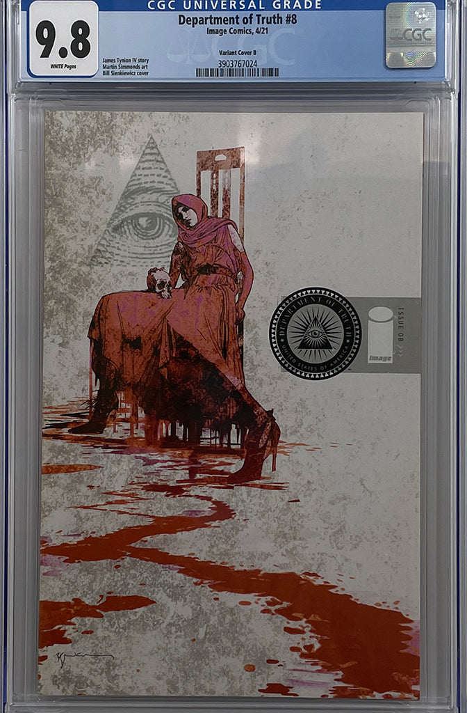 Department of Truth #8 | Bill Sienkiewicz Variant | CGC 9.8