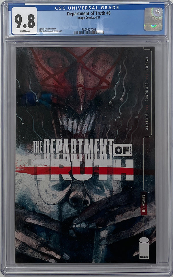 Department of Truth #8 | Simmonds Cover A | CGC 9.8