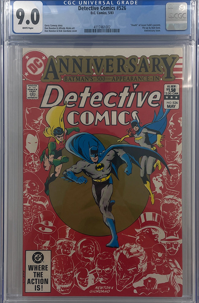 Detective Comics #526 | Death of Jason Todd's Parents | CGC 9.0