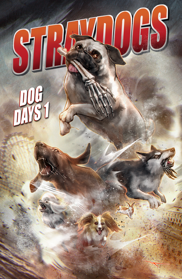 Stray Dogs: Dog Days #1 | Ivan Tao Sharknado Variant | Rabbit Comics Exclusive