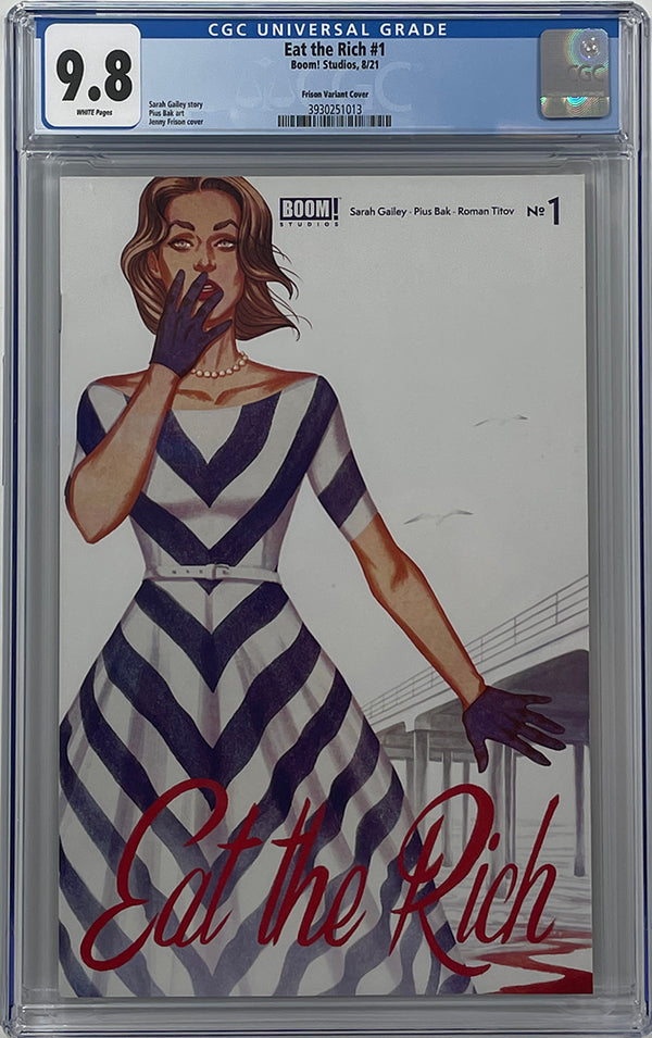 EAT THE RICH #1 (OF 5) | Cover C | Jenny Frison Variant | CGC 9.8