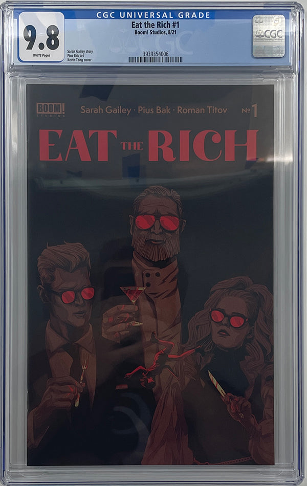 EAT THE RICH #1 (OF 5) | Cover A | CGC 9.8